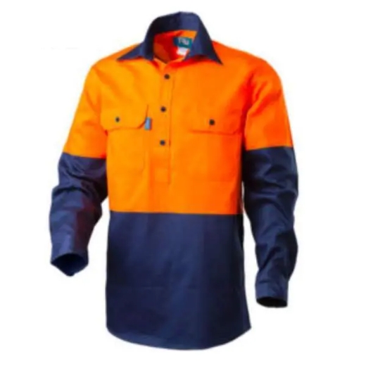 Picture of Tru Workwear, Shirt, Long Sleeve, Cotton Drill, Closed Front